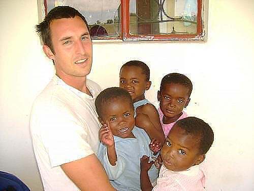 Kirk with children